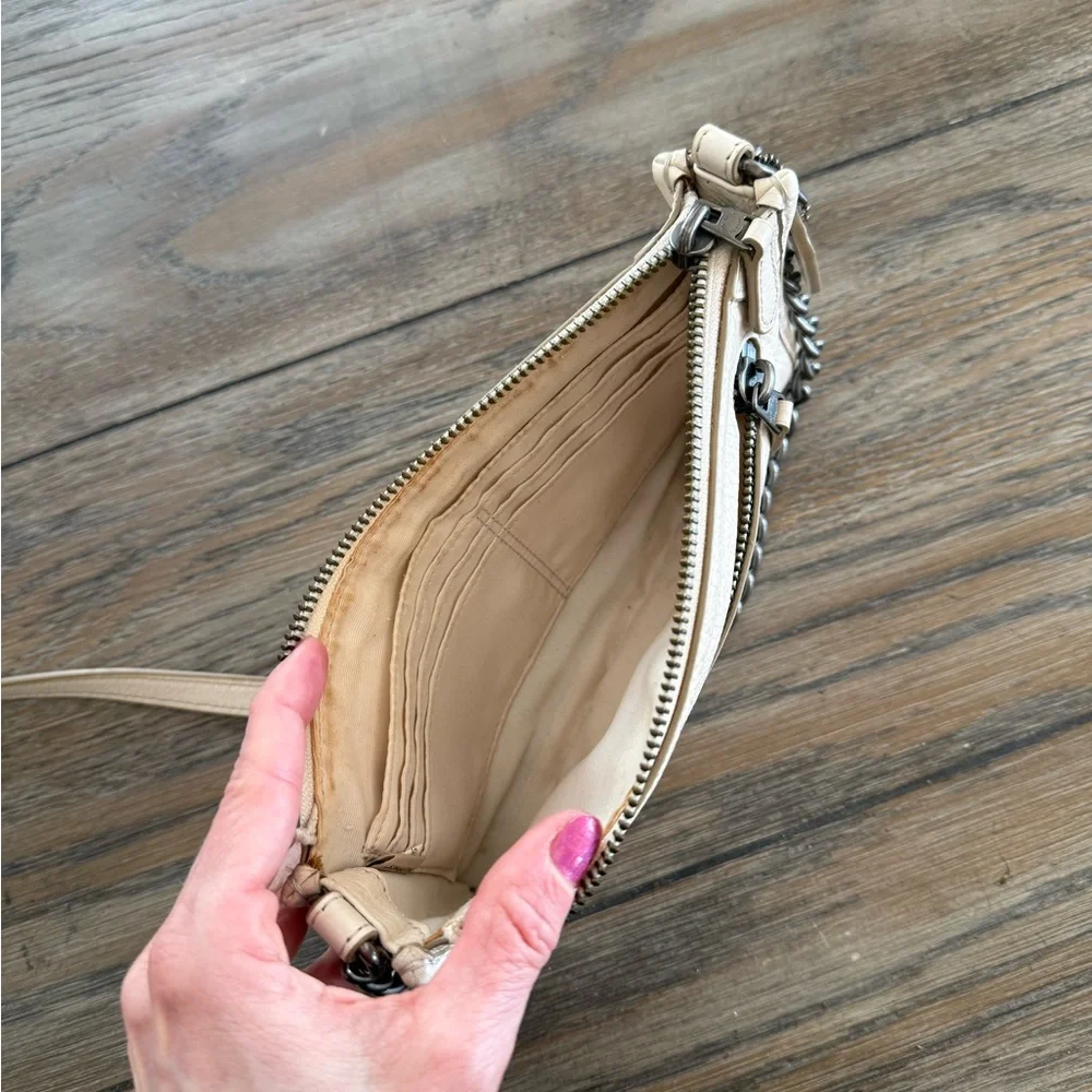 Coach Cream Leather Crossbody Bag - Picture 6 of 9